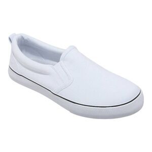 NWT A New Day Women’s White Millie Twin Gore Slip-On Sneakers - 12W